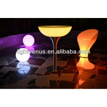 different size waterproof magic led colorful sphere /led outdoor furniture